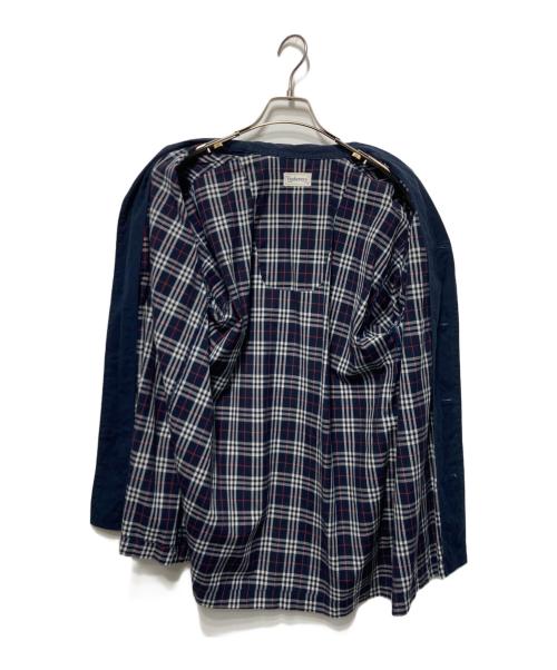 Burberry's（バーバリー）Burberry's (バーバリー) パジャマシャツ ネイビー サイズ:Ｍの古着・服飾アイテム