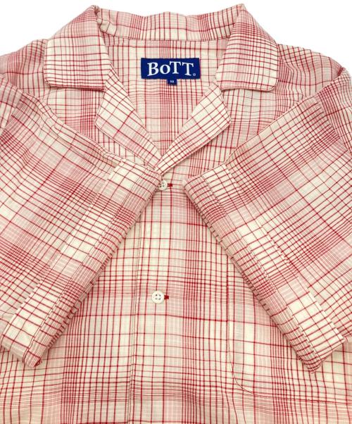 BoTT（ボット）BoTT (ボット) Cotton Gauze S/S Shirt ピンク サイズ:Ｍの古着・服飾アイテム