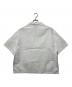 PRADA (プラダ) ロゴトライアングルボーリングシャツ ホワイト サイズ:Ｓ：25000円
