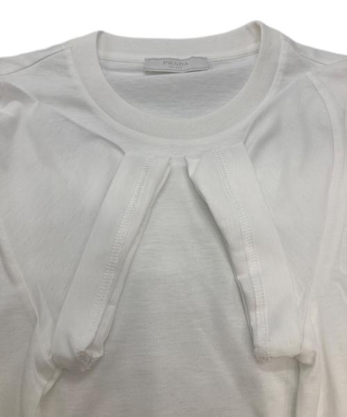 PRADA（プラダ）PRADA (プラダ) JERSEY TEE ホワイト サイズ:Ｓの古着・服飾アイテム