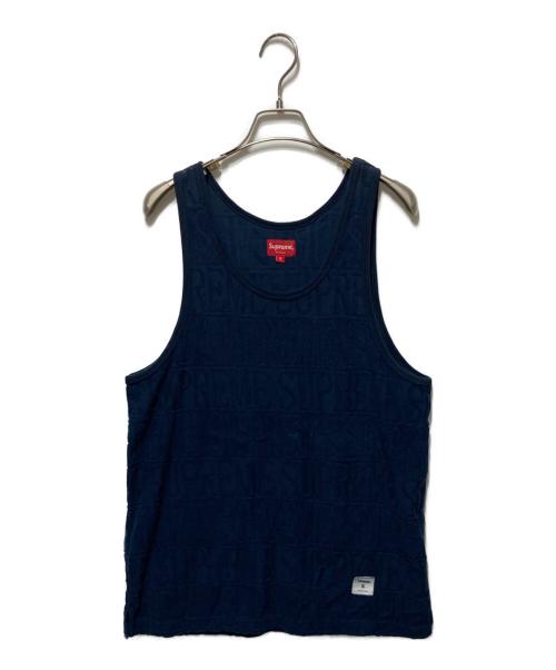SUPREME（シュプリーム）SUPREME (シュプリーム) パイルタンクトップ ネイビー サイズ:Sの古着・服飾アイテム
