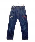 EVISUエヴィス）の古着「デニムパンツ」｜インディゴ