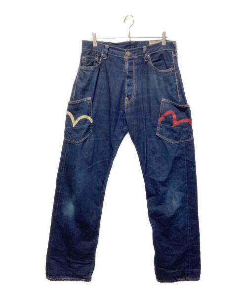 EVISU（エヴィス）EVISU (エヴィス) デニムパンツ インディゴ サイズ:34の古着・服飾アイテム