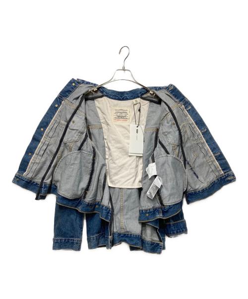 sacai（サカイ）sacai (サカイ) LEVI'S (リーバイス) Denim Jacket インディゴ サイズ:Mの古着・服飾アイテム