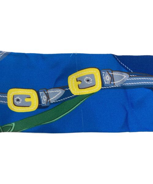 HERMES（エルメス）HERMES (エルメス) ツイリースカーフ ブルーの古着・服飾アイテム