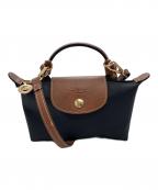 LONGCHAMPロンシャン）の古着「ハンドル付きポーチ」｜ブラック