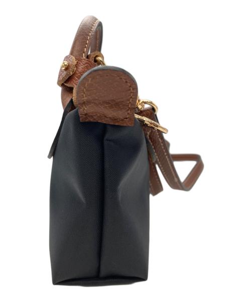 LONGCHAMP（ロンシャン）LONGCHAMP (ロンシャン) ハンドル付きポーチ ブラックの古着・服飾アイテム