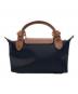 LONGCHAMP (ロンシャン) ハンドル付きポーチ ブラック：12000円