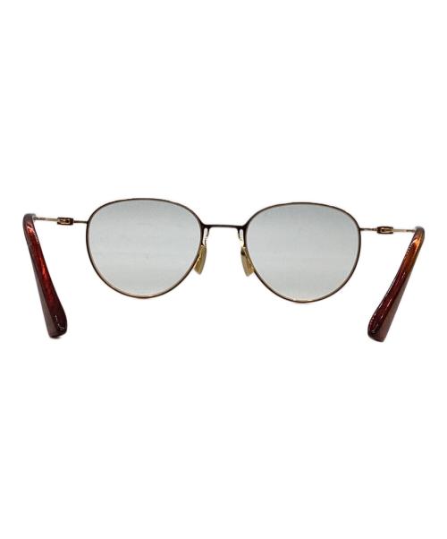 BOTTEGA VENETA（ボッテガベネタ）BOTTEGA VENETA (ボッテガベネタ) 伊達眼鏡 ゴールド サイズ:SIZE 50□19-145の古着・服飾アイテム
