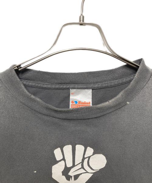 SAINT MICHAEL（セントマイケル）SAINT MICHAEL (セントマイケル) Fist SS Tee グレー サイズ:Lの古着・服飾アイテム