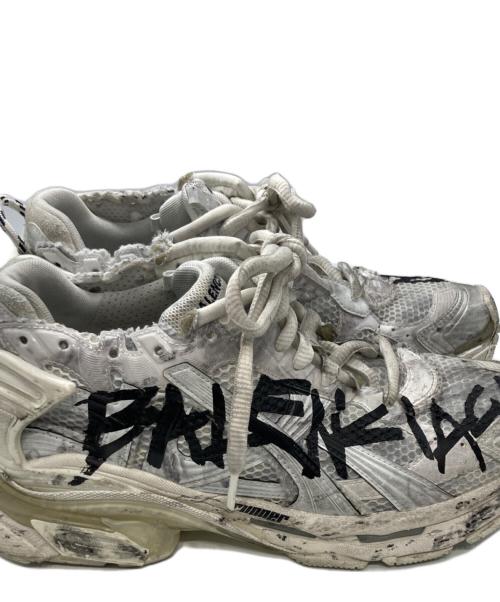 BALENCIAGA（バレンシアガ）BALENCIAGA (バレンシアガ) RUNNER GRAFFITI ホワイト サイズ:28.5の古着・服飾アイテム