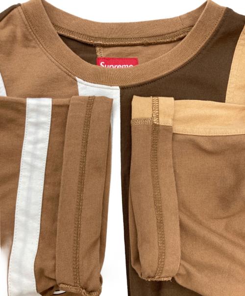 SUPREME（シュプリーム）SUPREME (シュプリーム) Reconstructed S/S Top ブラウン サイズ:Ｓの古着・服飾アイテム
