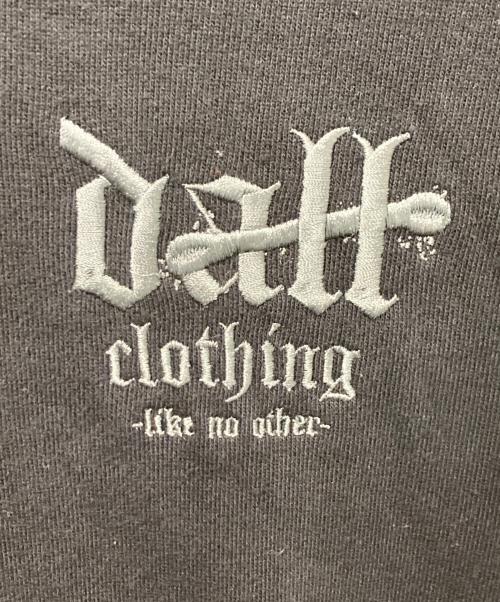 DALL CLOTHING（ダルクロージング）DALL CLOTHING (ダルクロージング) 刺繍ロゴパーカー ブラック サイズ:XXLの古着・服飾アイテム