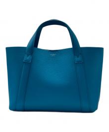 PELLE MORBIDA（ペッレモルビダ）の古着「ミニトートバッグ」｜ブルー