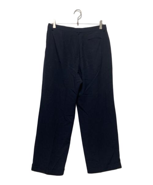 EMPORIO ARMANI（エンポリオアルマーニ）EMPORIO ARMANI (エンポリオアルマーニ) トロピカルウールスラックス ネイビー サイズ:46の古着・服飾アイテム