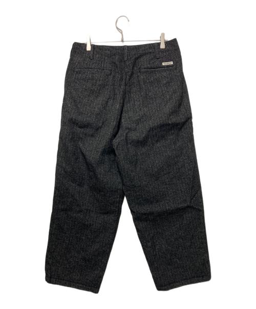 COOTIE PRODUCTIONS（クーティープロダクツ）COOTIE PRODUCTIONS (クーティープロダクツ) ウールリネンタックパンツ ブラック サイズ:Mの古着・服飾アイテム