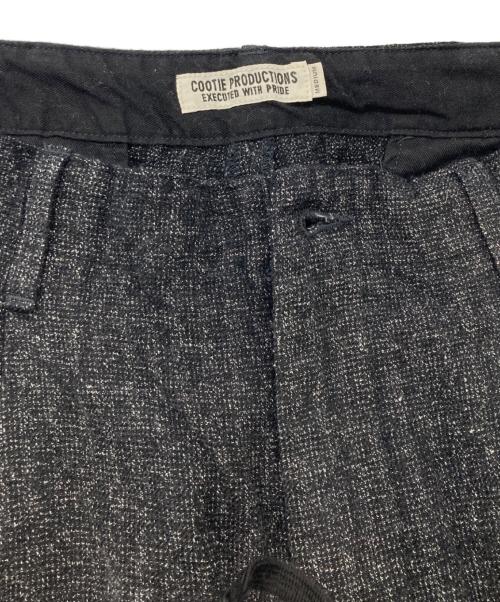 COOTIE PRODUCTIONS（クーティープロダクツ）COOTIE PRODUCTIONS (クーティープロダクツ) ウールリネンタックパンツ ブラック サイズ:Mの古着・服飾アイテム