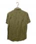 INDIVIDUALIZED SHIRTS (インディビジュアライズドシャツ) ショートスリーブリネンシャツ カーキ サイズ:15：5000円