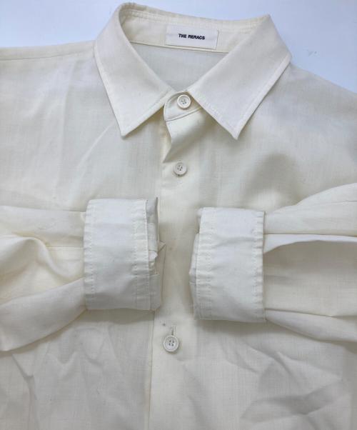 THE RERACS（ザ リラクス）THE RERACS (ザ リラクス) シャツワンピース ホワイト サイズ:-の古着・服飾アイテム