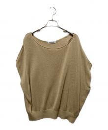 BABYLONE（バビロン）の古着「ニュアンスニットプルオーバー」｜ベージュ