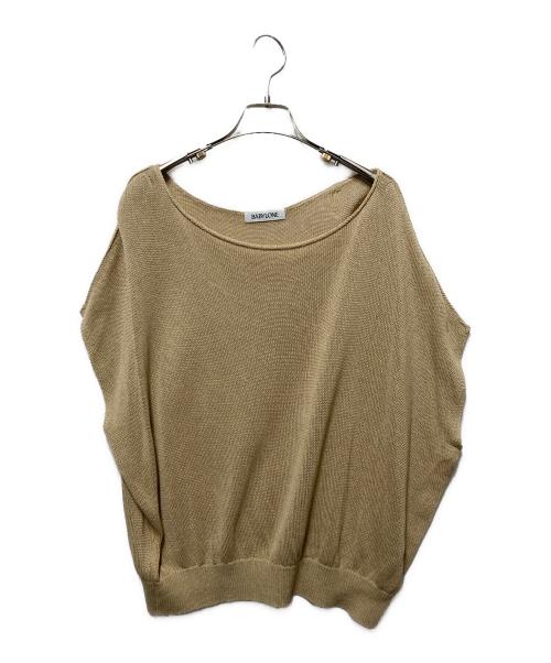 BABYLONE（バビロン）BABYLONE (バビロン) ニュアンスニットプルオーバー ベージュ サイズ:freeの古着・服飾アイテム
