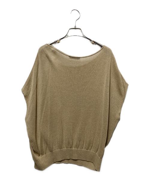 BABYLONE（バビロン）BABYLONE (バビロン) ニュアンスニットプルオーバー ベージュ サイズ:freeの古着・服飾アイテム