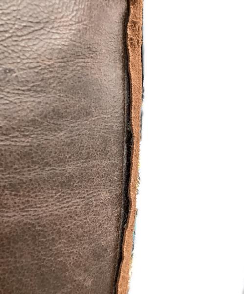 MM6 Maison Margiela（エムエムシックスメゾンマルジェラ）MM6 Maison Margiela (エムエムシックスメゾンマルジェラ) レザースカート ブラウン サイズ:38の古着・服飾アイテム