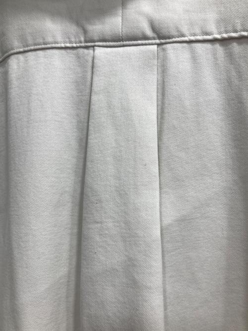 A.PRESSE（アプレッセ）A.PRESSE (アプレッセ) Double Weave Twill Regular Collar Shirt ホワイト サイズ:3の古着・服飾アイテム