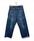 KLASICA×ordinary fitsクラシカ×オーディナリーフィッツ）の古着「テーパードデニムパンツ」｜インディゴ