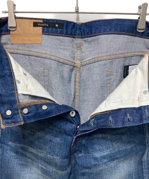 KLASICA（クラシカ）KLASICA (クラシカ) ordinary fits (オーディナリーフィッツ) テーパードデニムパンツ インディゴ サイズ:2の古着・服飾アイテム