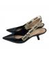 Christian Dior (クリスチャン ディオール) パテントパンプス ブラック サイズ:38 1/2：18000円