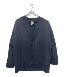 VAQUERA（ヴァケラ）の古着「バラスウェットカーディガン」｜ブラック