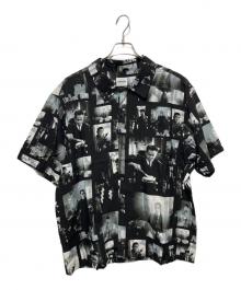 BUENA VISTA（ブエナビスタ）の古着「総柄レーヨンシャツ」｜ブラック