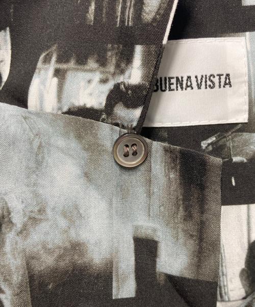 BUENA VISTA（ブエナビスタ）BUENA VISTA (ブエナビスタ) 総柄レーヨンシャツ ブラック サイズ:Mの古着・服飾アイテム