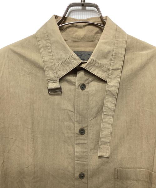 Yohji Yamamoto pour homme（ヨウジヤマモト プールオム）Yohji Yamamoto pour homme (ヨウジヤマモト プールオム) I-衿ベルト付きBシャツ ベージュ サイズ:3の古着・服飾アイテム