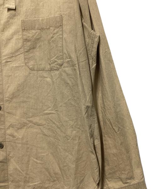Yohji Yamamoto pour homme（ヨウジヤマモト プールオム）Yohji Yamamoto pour homme (ヨウジヤマモト プールオム) I-衿ベルト付きBシャツ ベージュ サイズ:3の古着・服飾アイテム