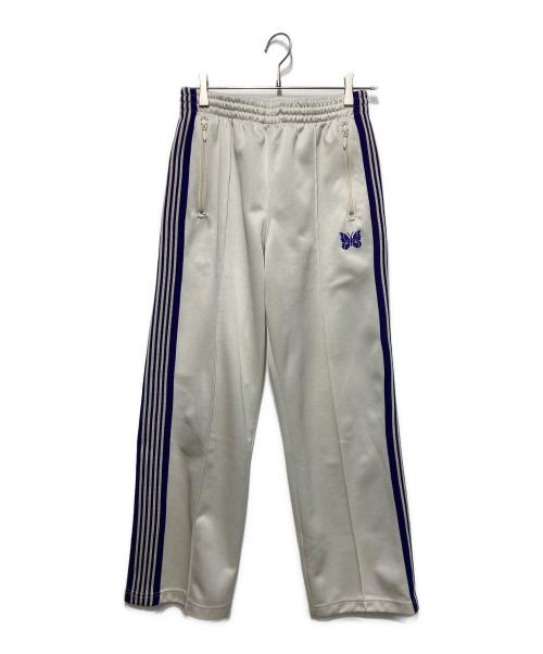 Needles（ニードルズ）Needles (ニードルズ) トラックパンツ ホワイト×パープル サイズ:Ｓの古着・服飾アイテム