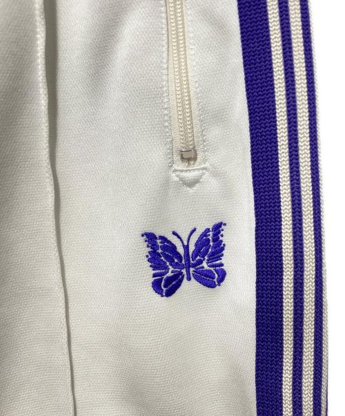 Needles（ニードルズ）Needles (ニードルズ) トラックパンツ ホワイト×パープル サイズ:Ｓの古着・服飾アイテム
