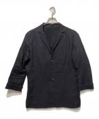 DEVOAデヴォア）の古着「和紙スタンドカラージャケット」｜ブラック