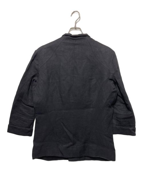 DEVOA（デヴォア）DEVOA (デヴォア) 和紙スタンドカラージャケット ブラック サイズ:2の古着・服飾アイテム