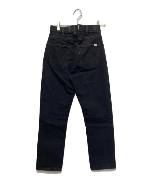 Oblada（オブラダ）Oblada (オブラダ) テーパードブラックジーンズデニム ブラック サイズ:22の古着・服飾アイテム