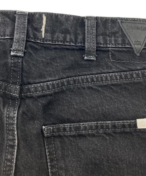 Oblada（オブラダ）Oblada (オブラダ) テーパードブラックジーンズデニム ブラック サイズ:22の古着・服飾アイテム