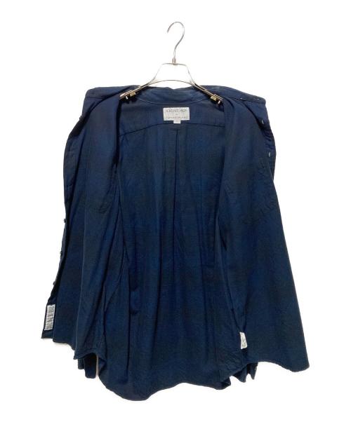 INDIVIDUALIZED SHIRTS（インディビジュアライズドシャツ）INDIVIDUALIZED SHIRTS (インディビジュアライズドシャツ) コットンネルシャツ ネイビー サイズ:Ｌの古着・服飾アイテム