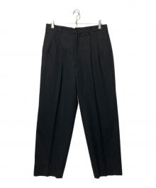 COMME des GARCONS HOMME DEUX（コムデギャルソン オム ドゥ）の古着「ウール2タックスラックス」｜グレー