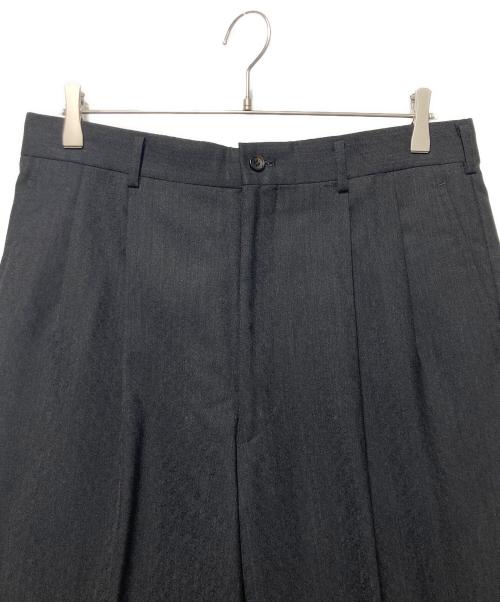 COMME des GARCONS HOMME DEUX（コムデギャルソン オム ドゥ）COMME des GARCONS HOMME DEUX (コムデギャルソン オム ドゥ) ウール2タックスラックス グレー サイズ:Xの古着・服飾アイテム