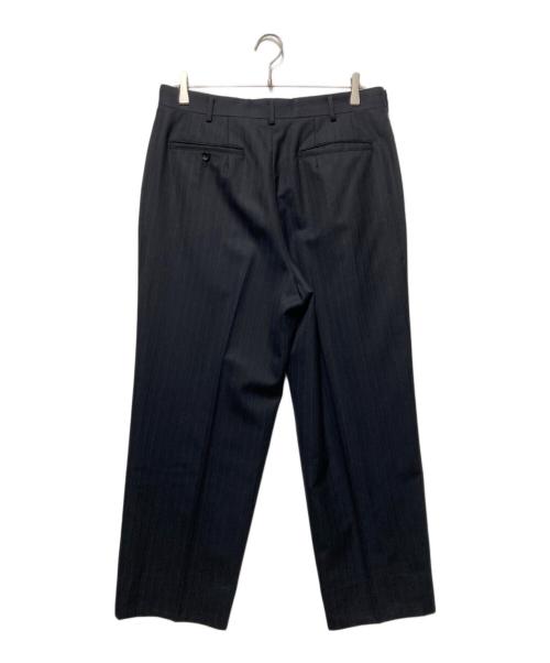 COMME des GARCONS HOMME DEUX（コムデギャルソン オム ドゥ）COMME des GARCONS HOMME DEUX (コムデギャルソン オム ドゥ) シャドーストライプウール２タックスラックス ブラック サイズ:Xの古着・服飾アイテム