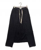 ROGGYKEIロギーケイ）の古着「リネンサルエルパンツ」｜ブラック