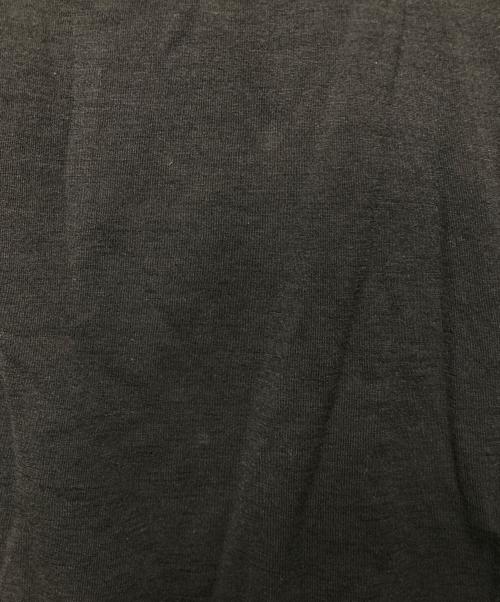 COMOLI（コモリ）COMOLI (コモリ) ウール天竺半袖クルー ヘンリーネック ブラック サイズ:3の古着・服飾アイテム