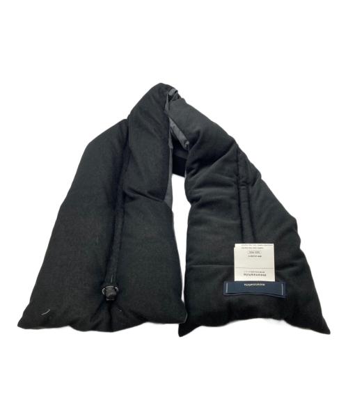 meanswhile（ミーンズワイル）meanswhile (ミーンズワイル) Wrap Down Muffler/Charcoal チャコールグレーの古着・服飾アイテム