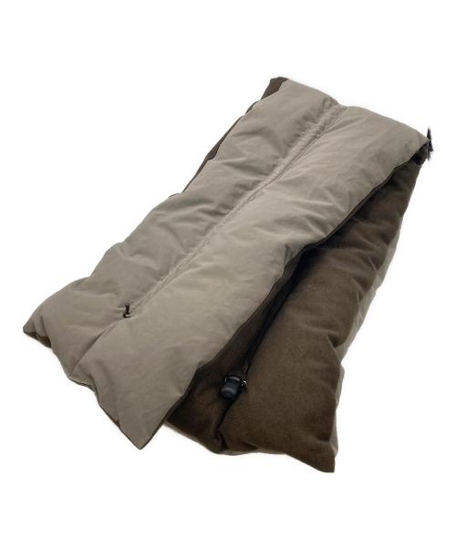 meanswhile（ミーンズワイル）meanswhile (ミーンズワイル) Wrap Down Muffler ブラウンの古着・服飾アイテム